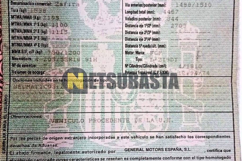 Opel Zafira 1.9 CDTI 2005