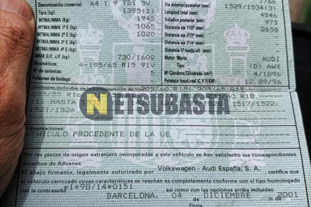 Audi A4 1.9 TDI 2001