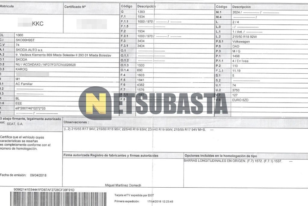 Skoda Karoq 1.5 TSI DSG ACT 2018