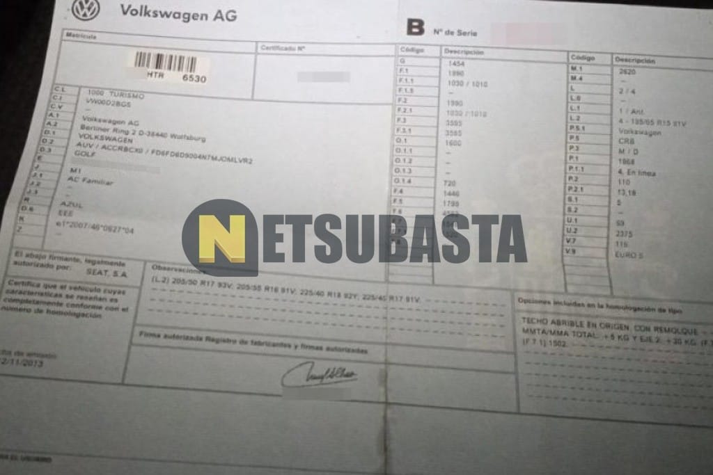Volkswagen Golf Variant 2.0 TDI CR BMT DSG 2013