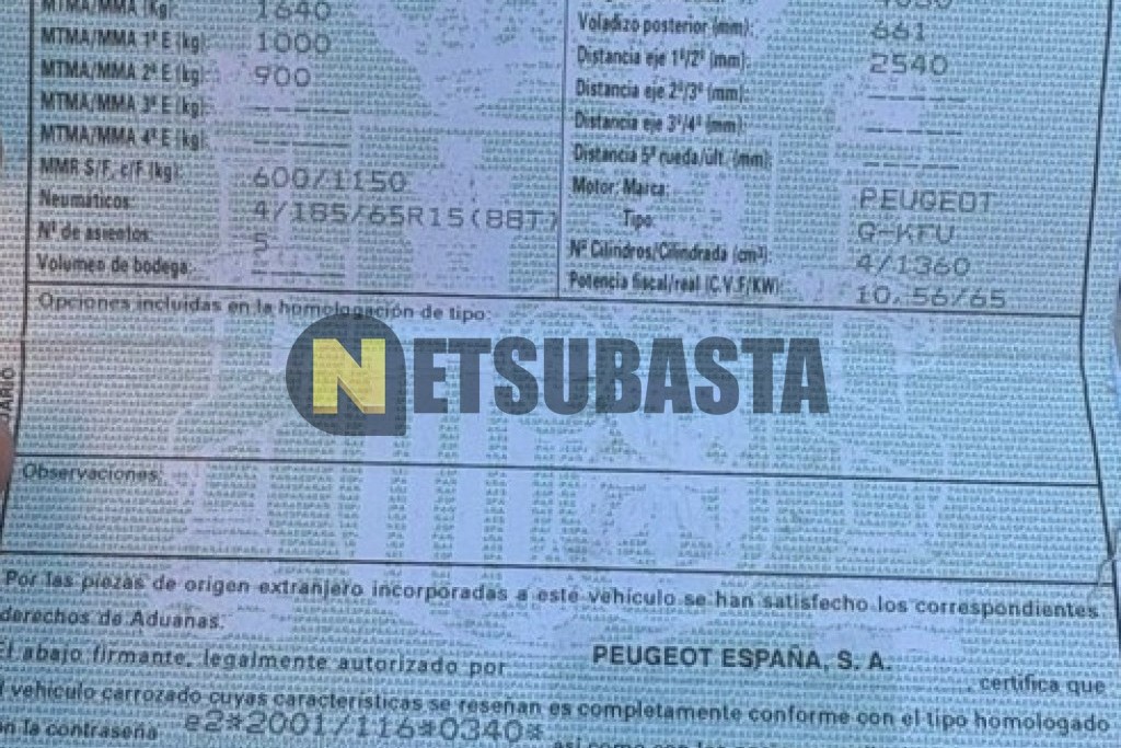 Peugeot 207 1.4 16v 2007