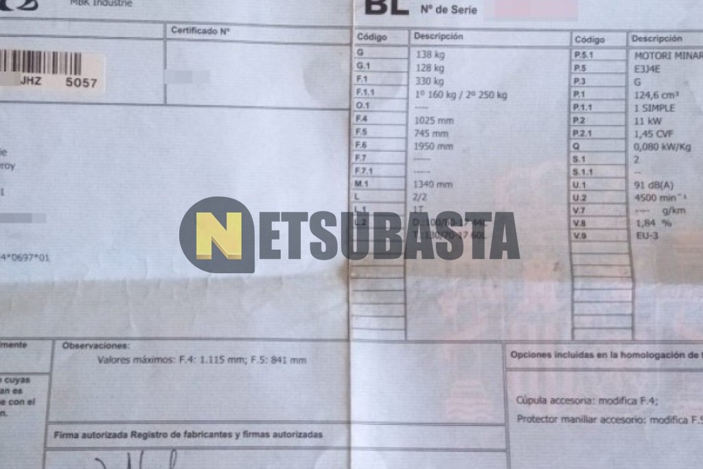 Yamaha MT-125 2015