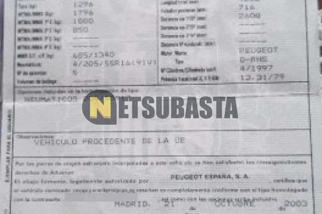 Peugeot 307 2.0 HDi FAP+ESP 2003