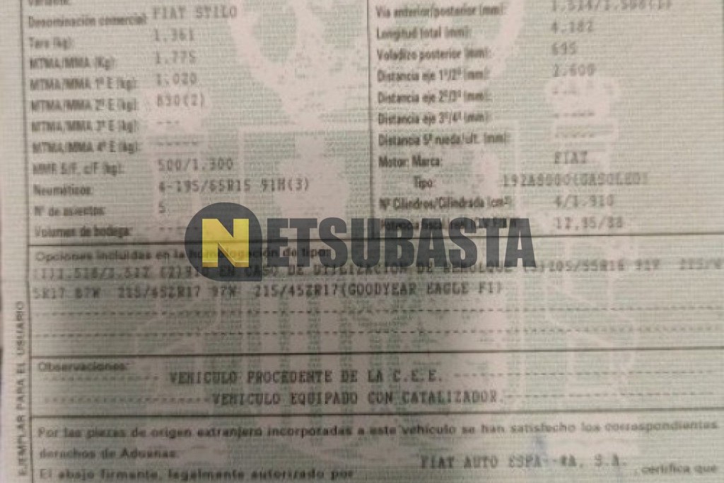 Fiat Stilo 1.9 Multijet 2006