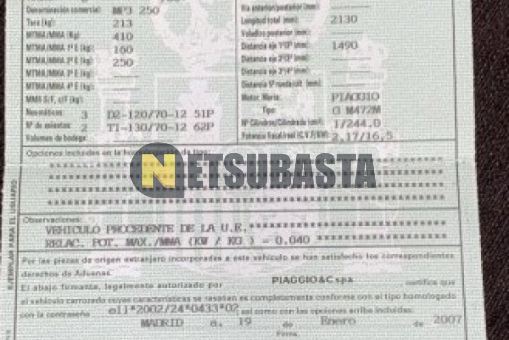 Piaggio MP3 250 2010