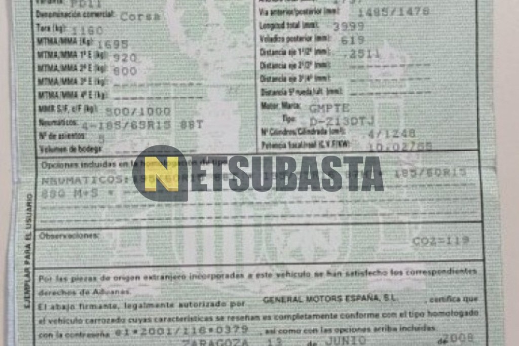 Opel Corsa 1.3 CDTi 2009