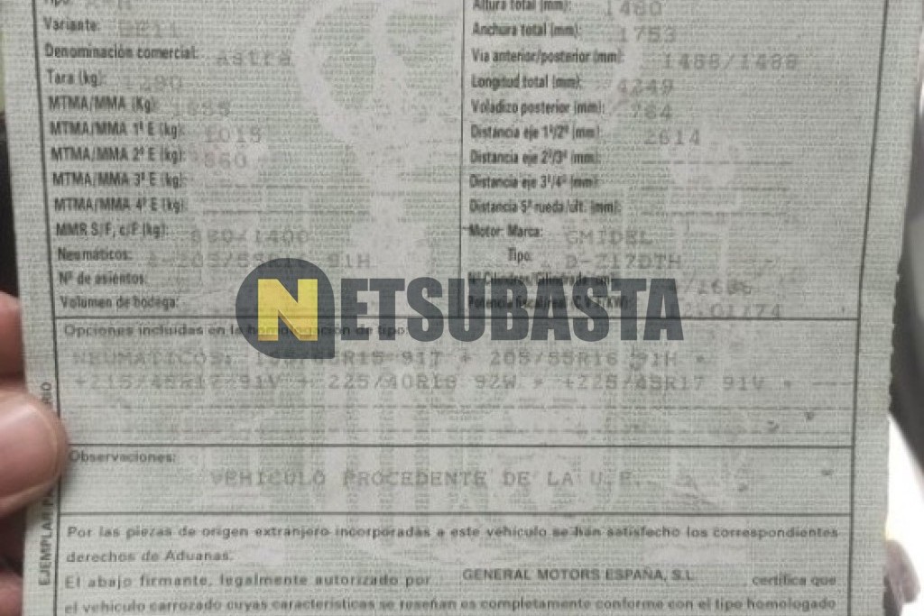 Opel Astra 1.7 CDTi 2007