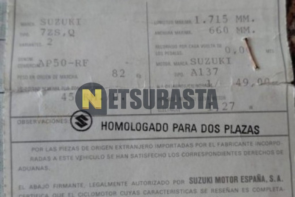 Suzuki Address RF-50 1998