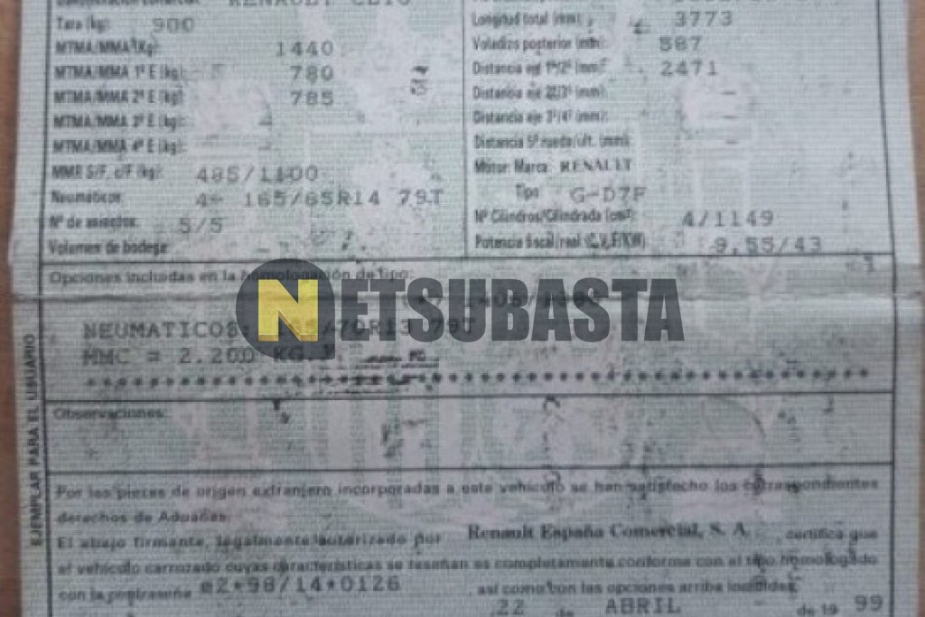 Renault Clio 1.2 1999