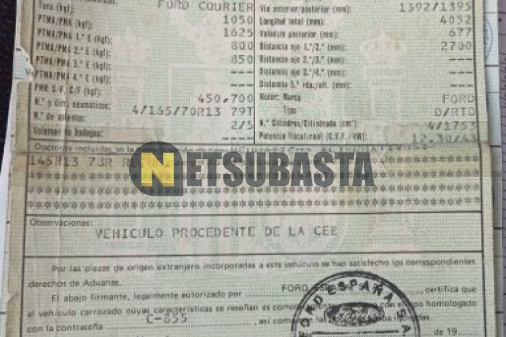 Ford Courier 1.8 D 1994