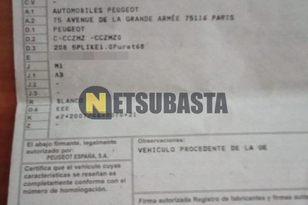 Peugeot 208 1.0 PureTech 2014