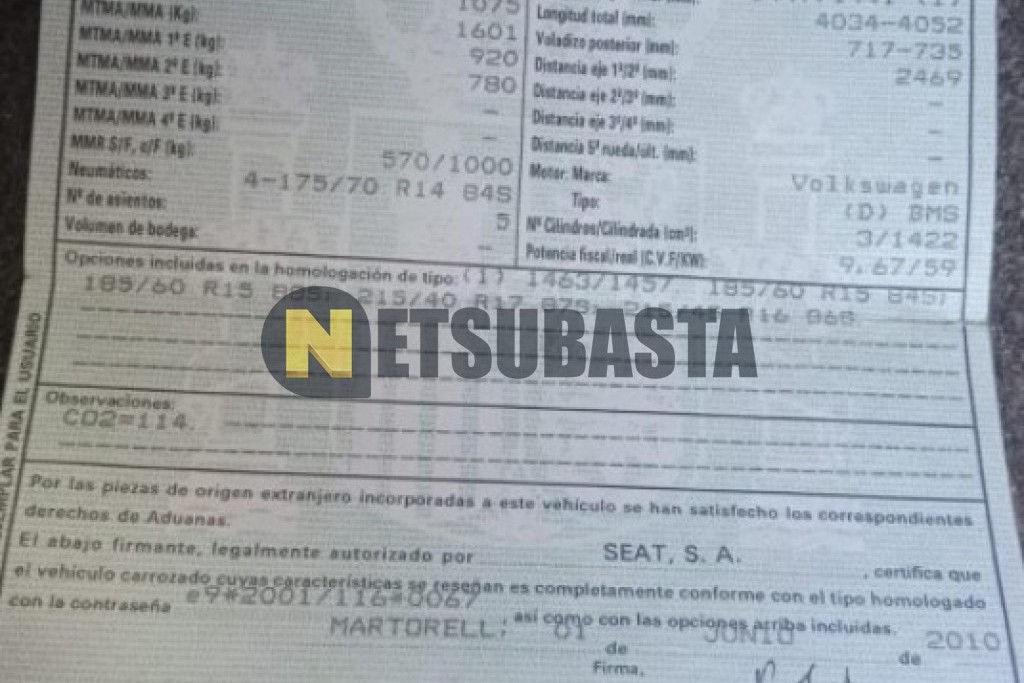 Seat Ibiza 1.4 TDI 2011