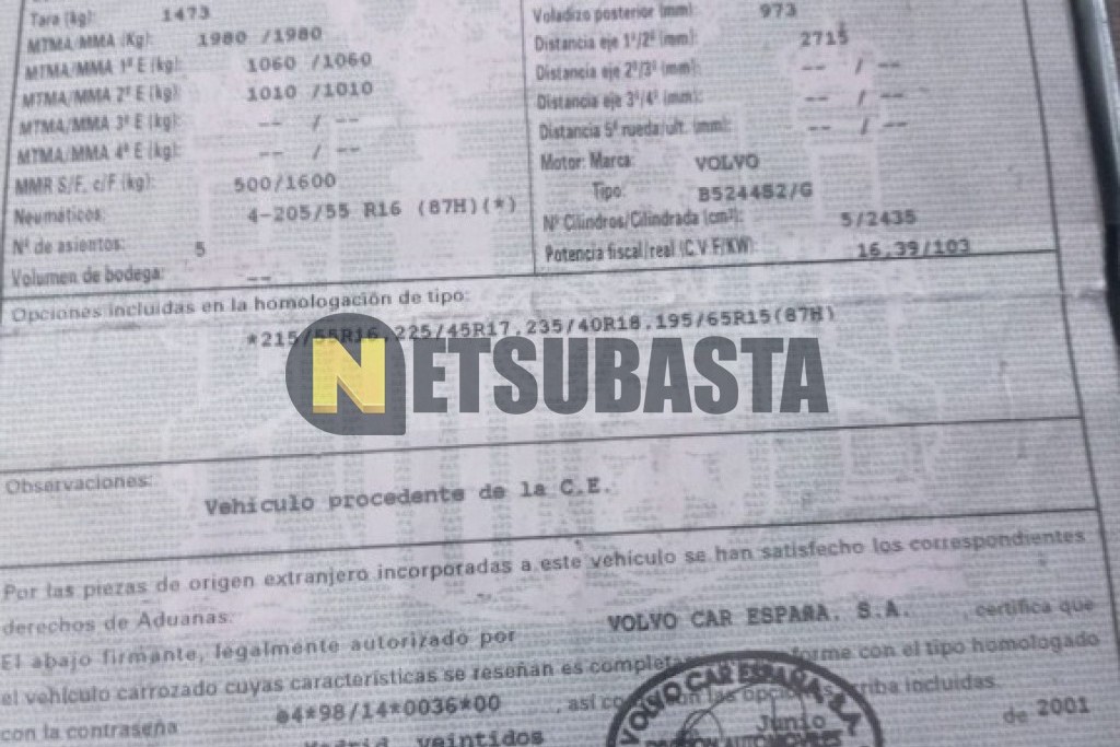 Volvo S60 2.4 2001