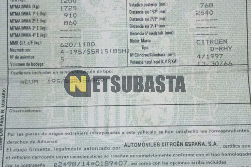 Citroën Xsara 2.0 HDi 2004