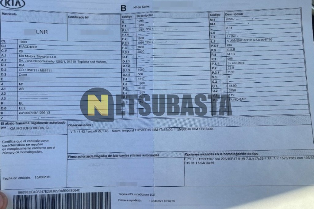 Kia Ceed 1.0 T-GDi 2021