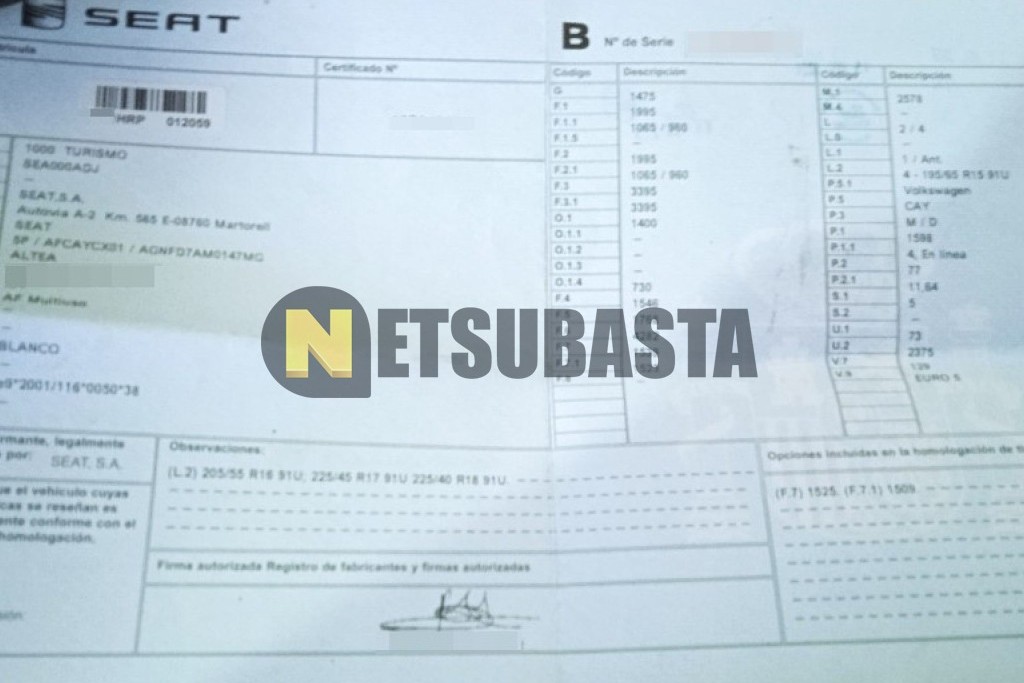 Seat Altea 1.6 TDI DSG 7 vel. 2013