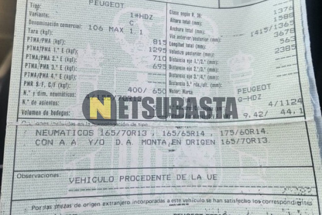 Peugeot 106 1.1 1998