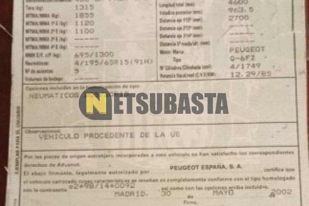 Peugeot 406 1.8 2002