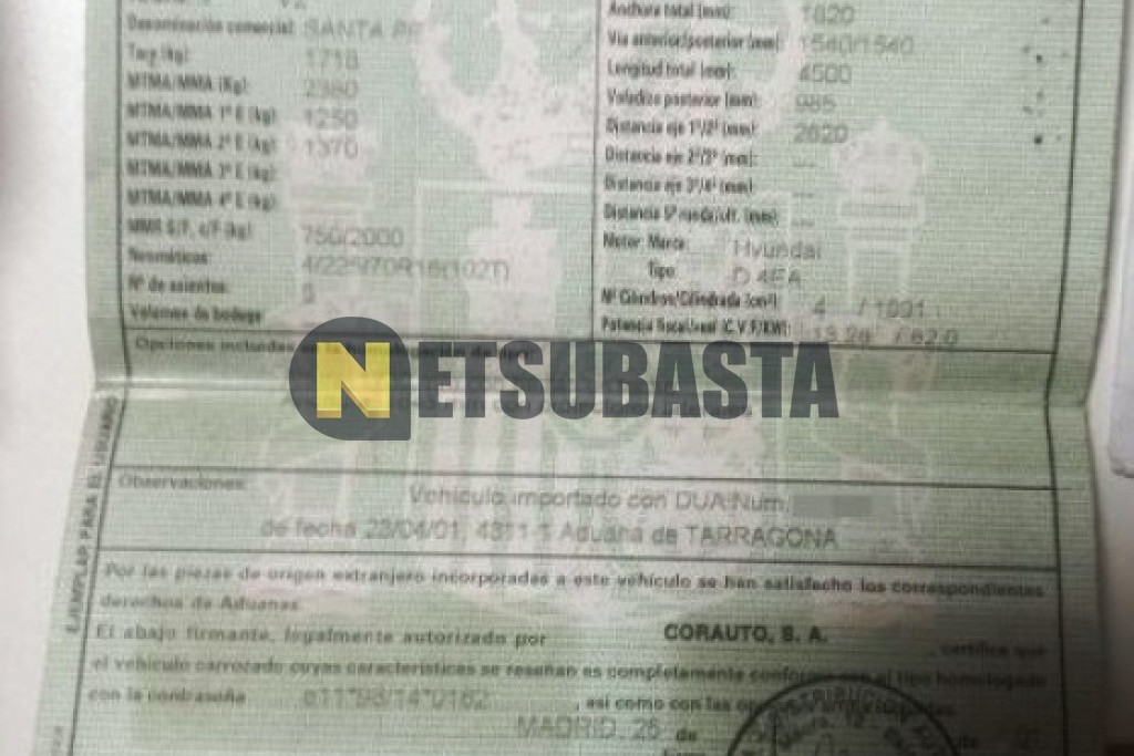 Hyundai Santa Fe 2.0 CRDi 2001