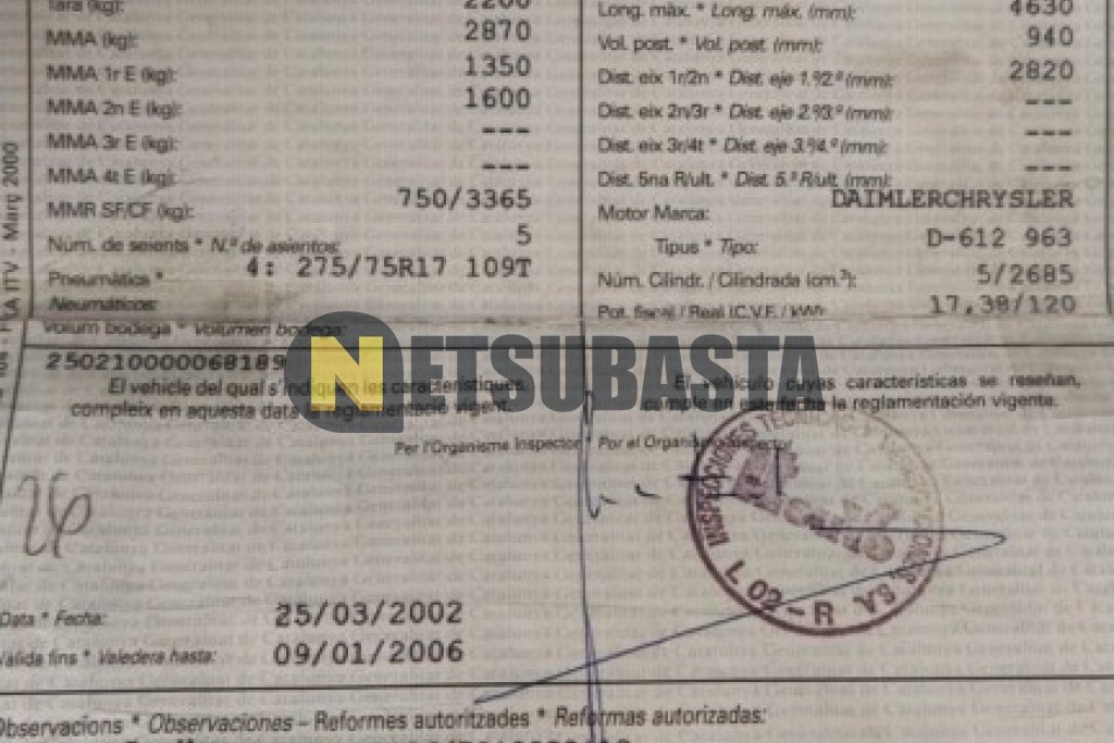 Mercedes-Benz ML 270 CDI Aut. 2002