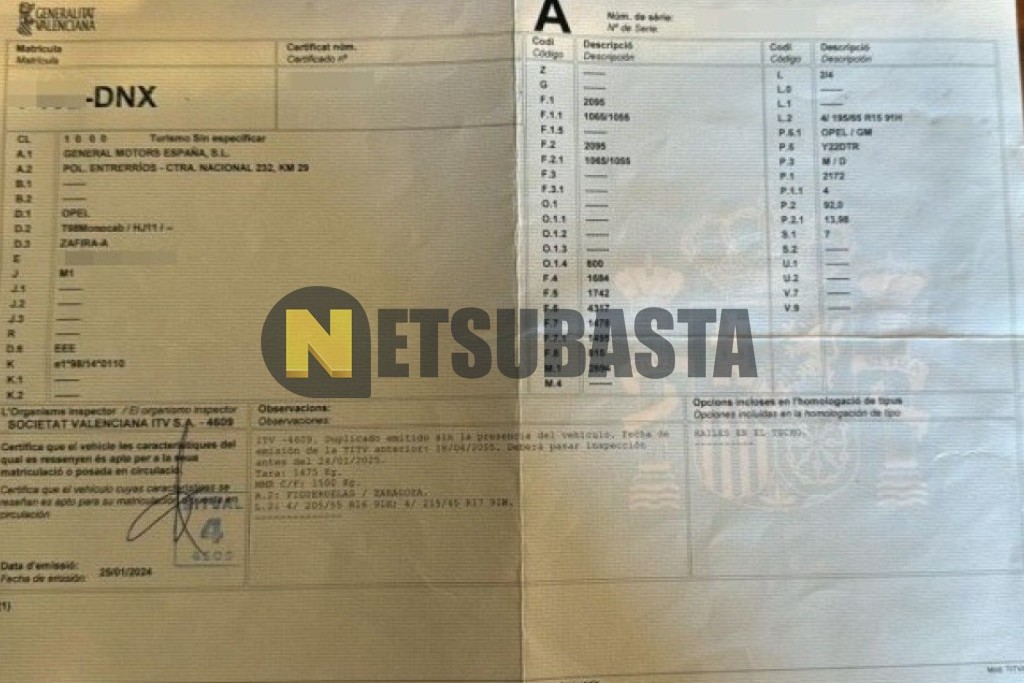 Opel Zafira 2.2 DTi 16V 2005