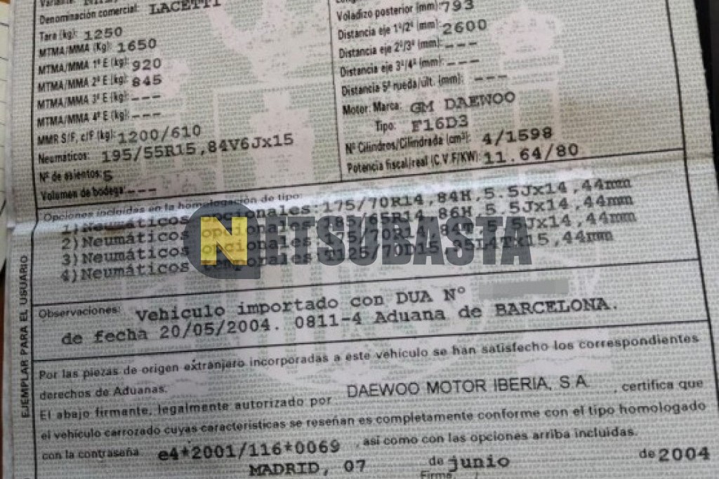 Daewoo Lacetti 1.6 2004