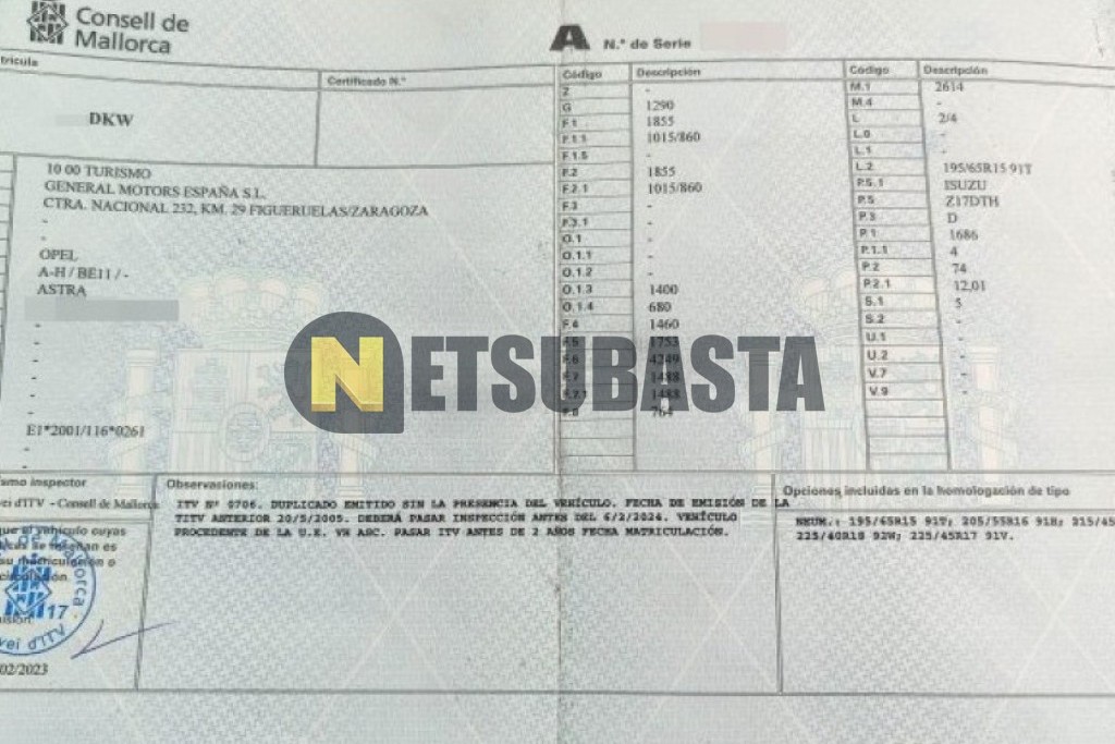 Opel Astra 1.7 CDTi 2005