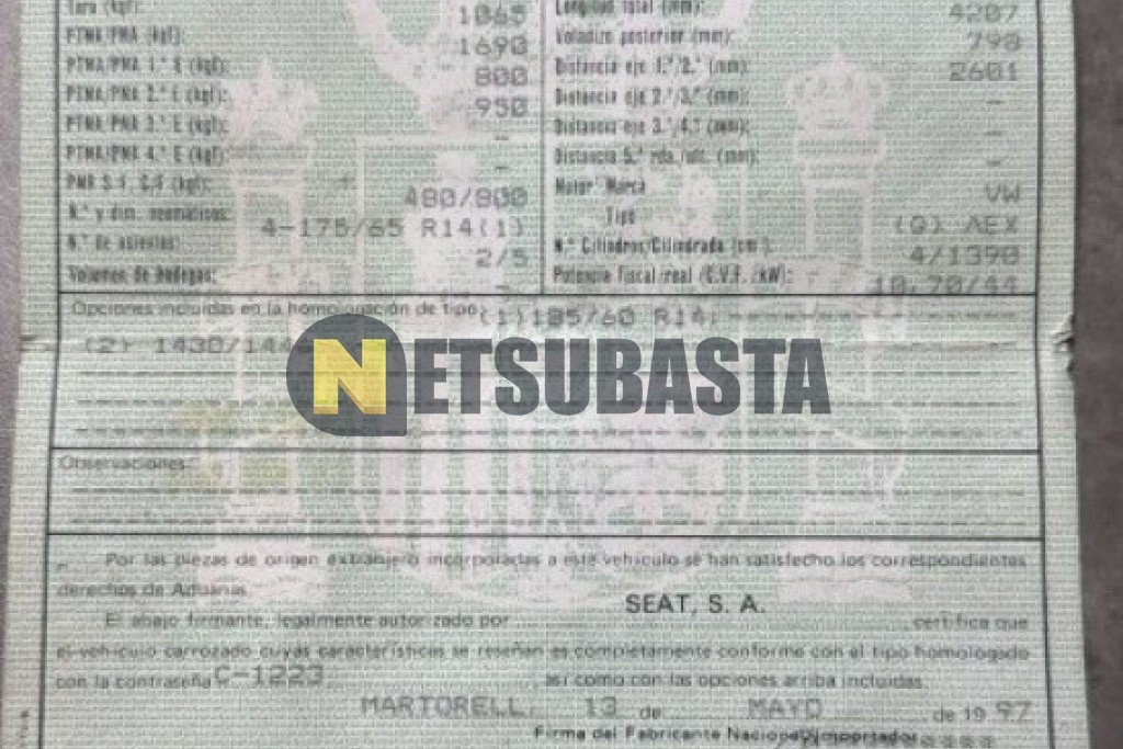 Seat Inca 1.4i 1997