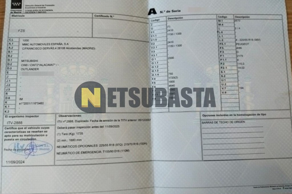 Mitsubishi Outlander 2.2 DI-D 2008