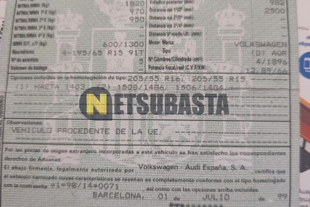 Volkswagen Bora 1.9 TDI 1999