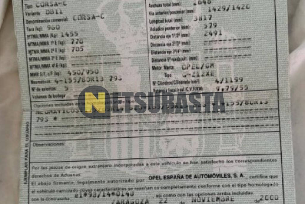Opel Corsa 1.2 2000