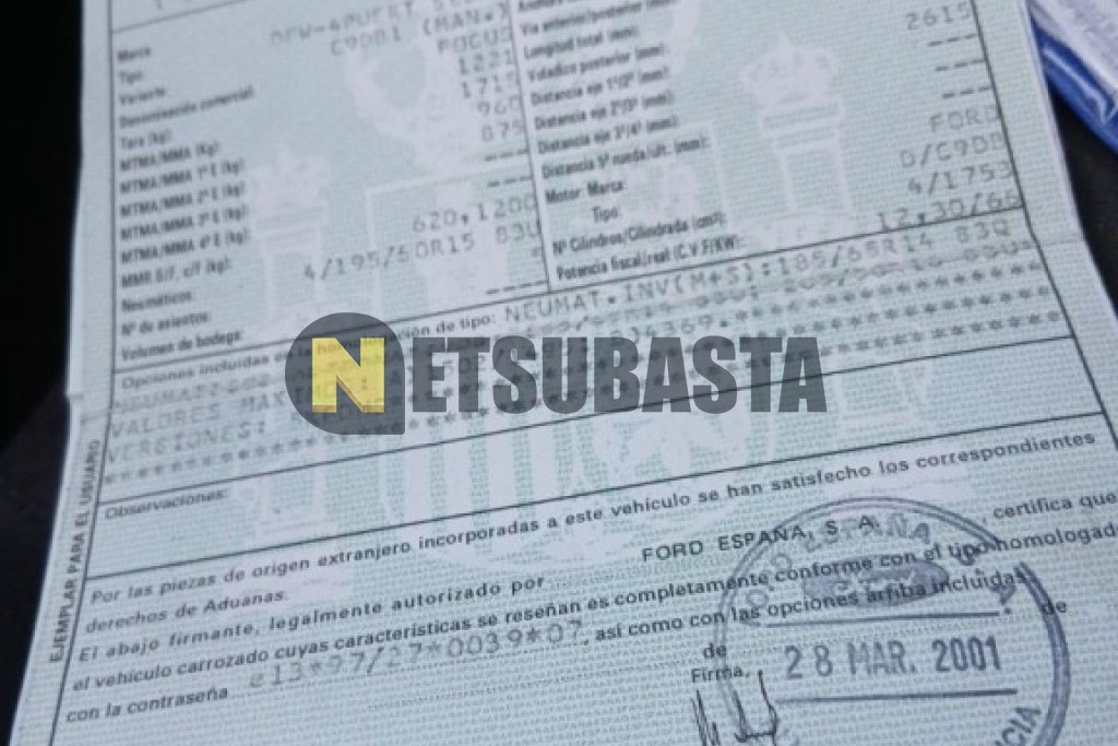 Ford Focus 1.8 TDdi 2001