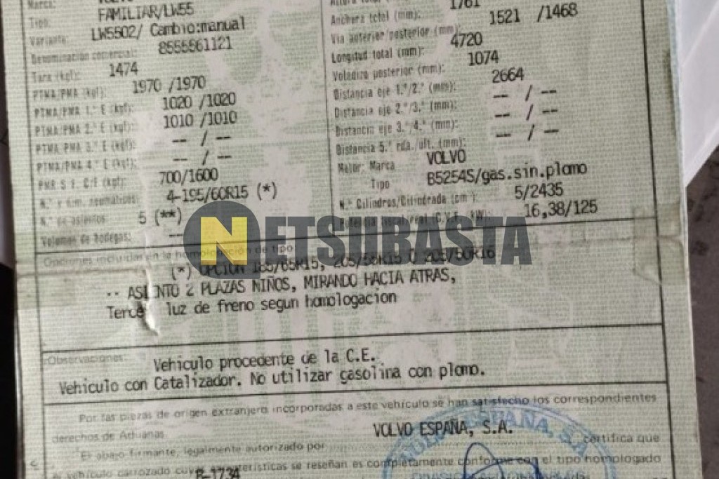 Volvo 850 SW 2.5 20v 1996