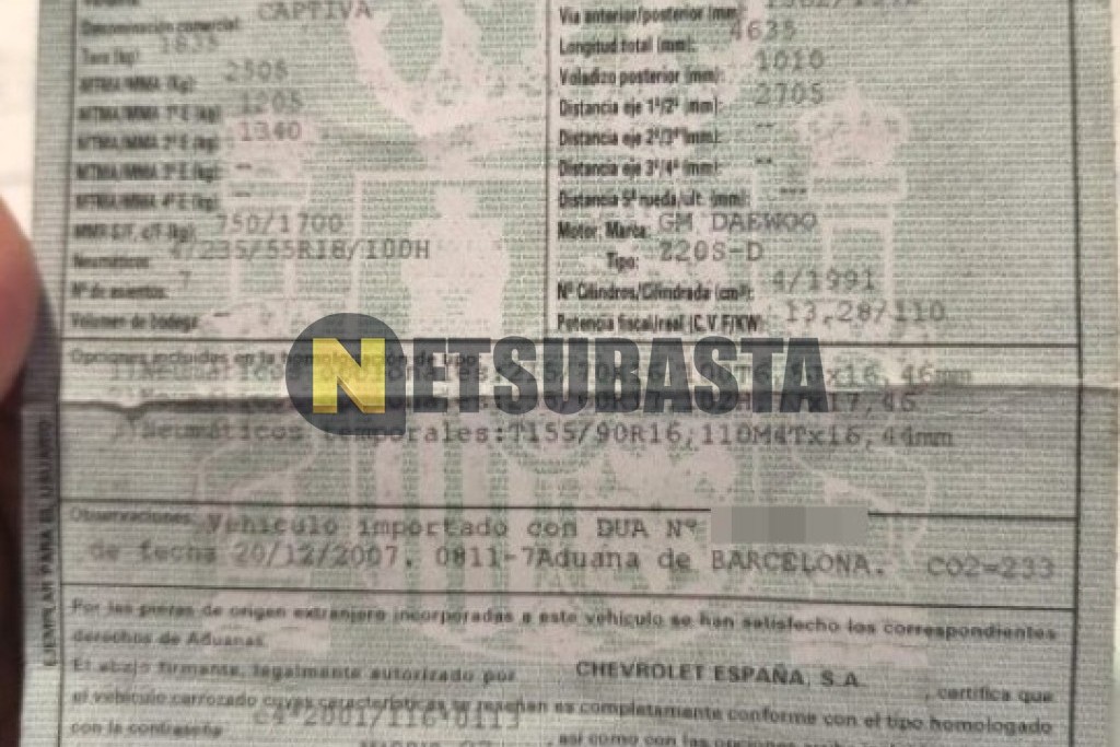 Chevrolet Captiva 2.0 VCDi 7 plazas Aut. 2008