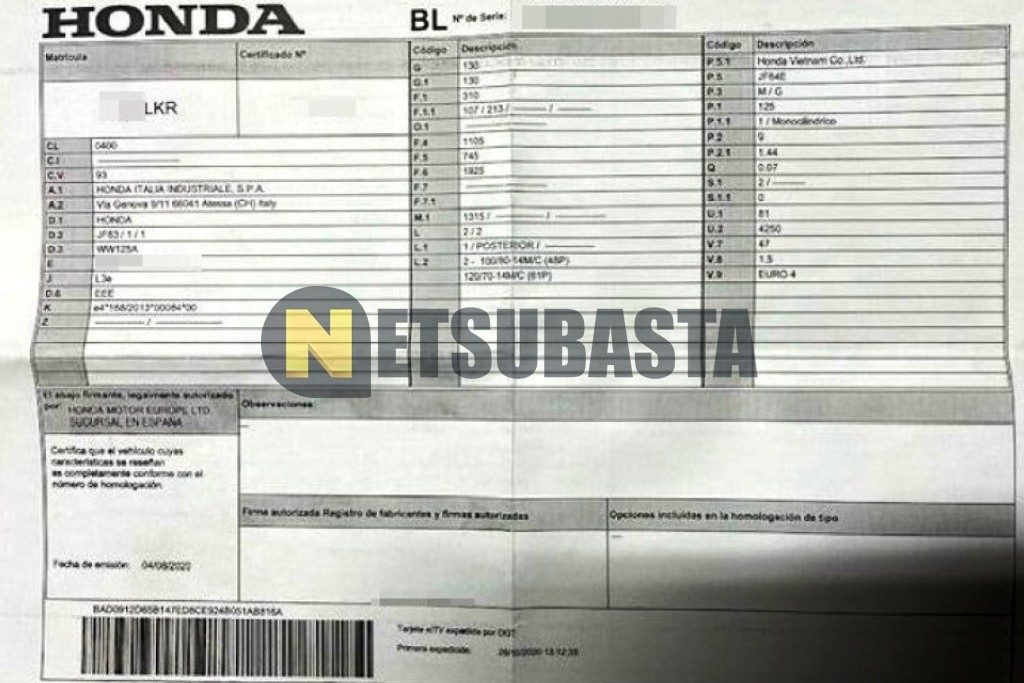 Honda PCX 125 2020