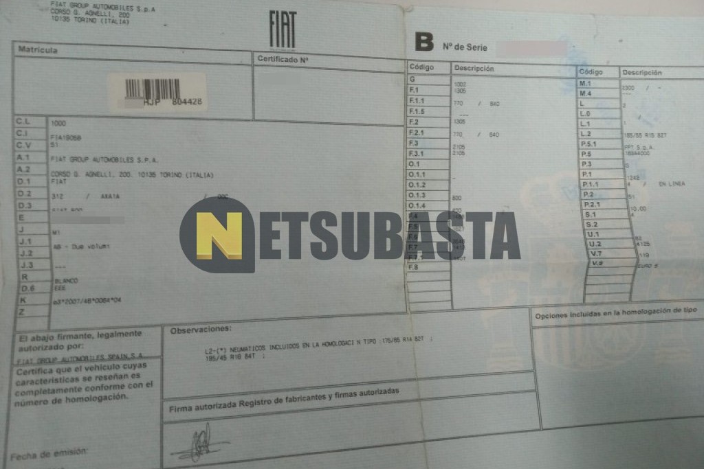 Fiat 500 1.2 2012
