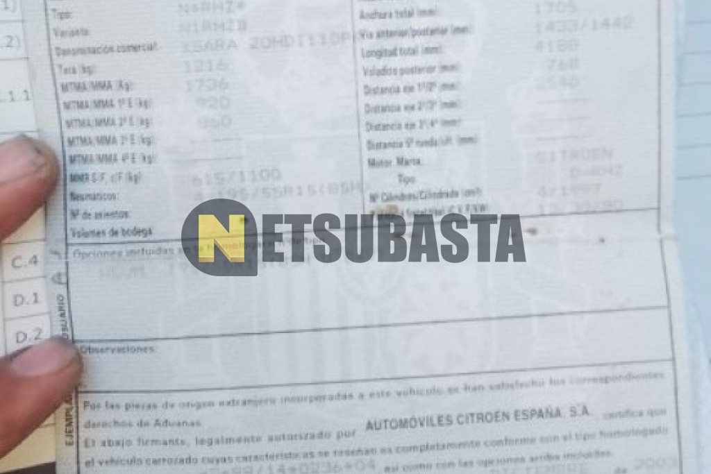 Citroën Xsara 2.0 HDi 2004