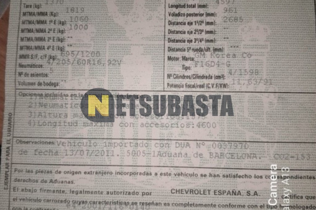 Chevrolet Cruze 1.6 2011