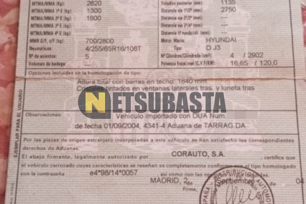 Hyundai Terracan 2.9 CRDi AWD 2005