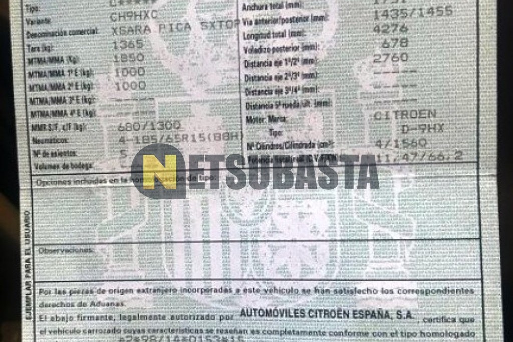 Citroën Xsara Picasso 1.6 HDi 2006
