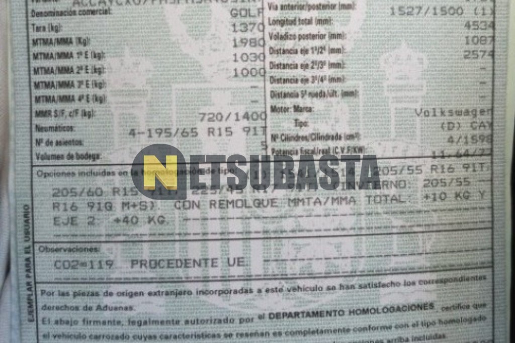 Volkswagen Golf Variant 1.6 TDI DPF 2010