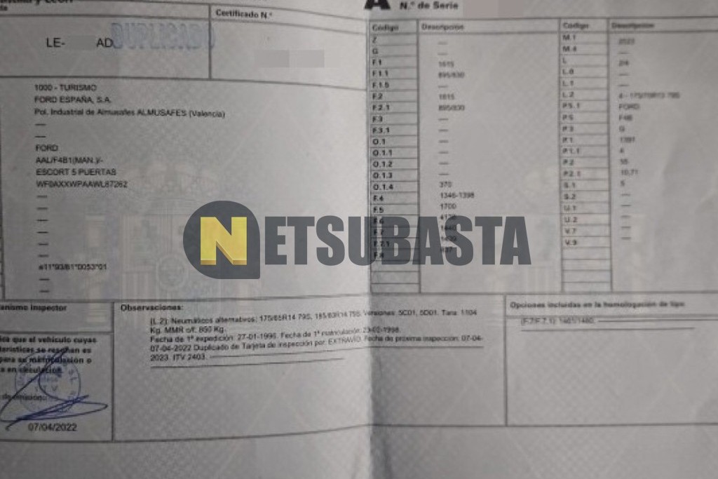 Ford Escort 1.4 1998