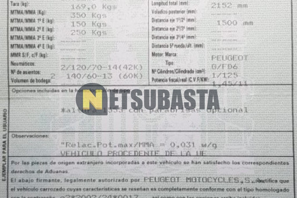 Peugeot SATELIS 125 2008