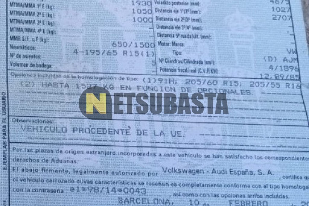 Volkswagen Passat 1.9 TDI 2000