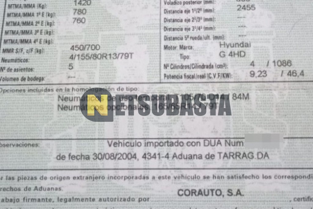 Hyundai Getz 1.1 2004