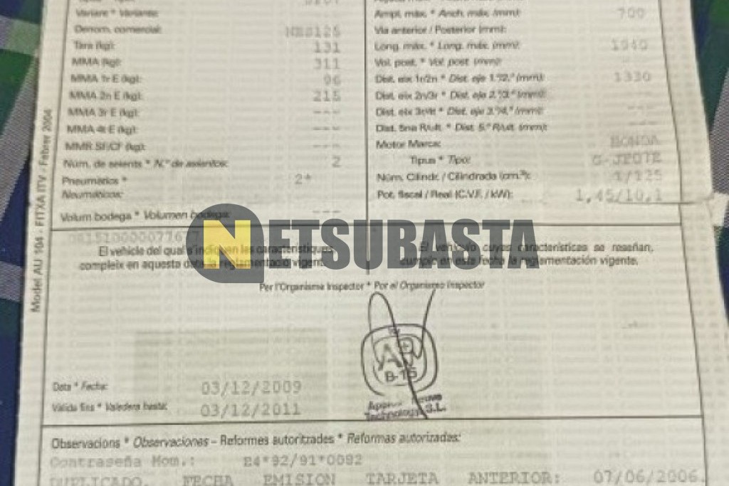 Honda DYLAN 125 2006