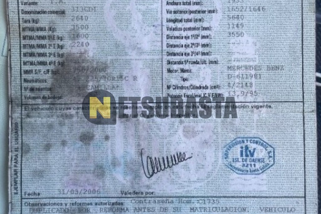 Mercedes-Benz Sprinter 313 CDI Camperizada 2006