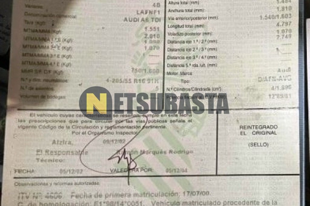 Audi A6 1.9 TDI 2000