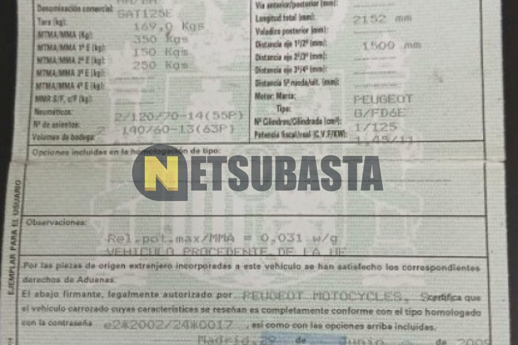 Peugeot Satelis 125 2010