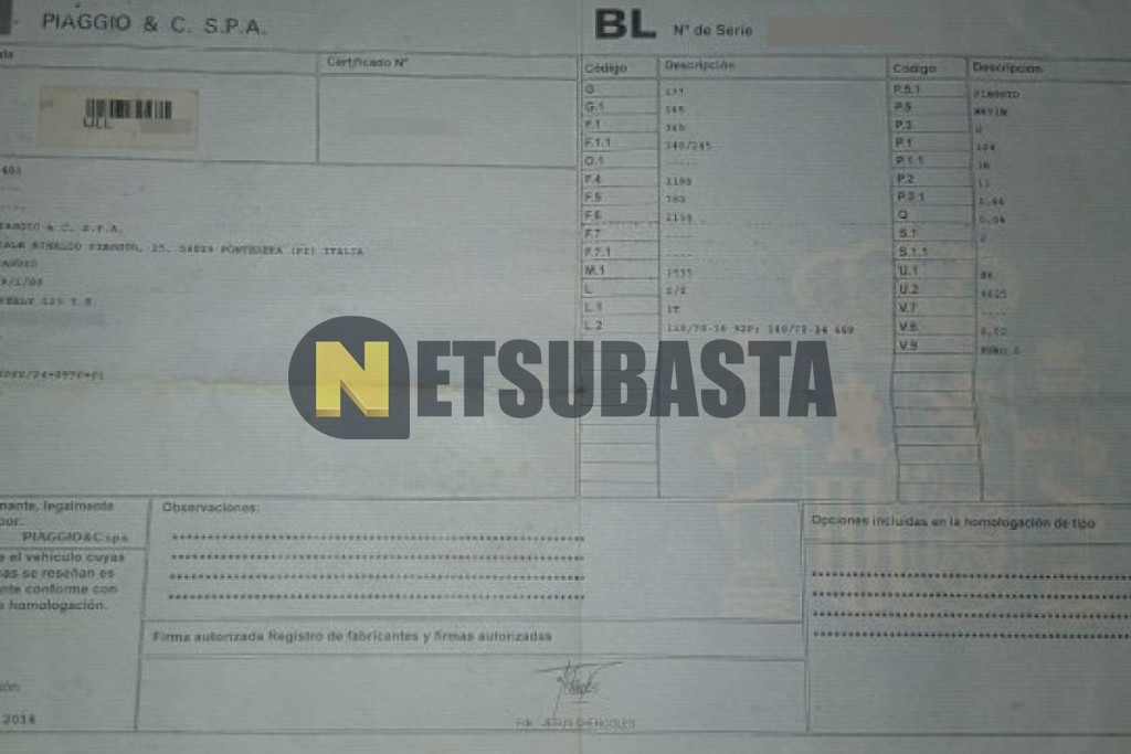 Piaggio beverly 125 2016